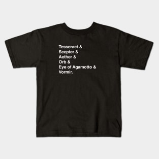 Helvetica Stones Kids T-Shirt